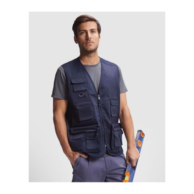 BALTIMORA - Gilet de travail multi-poches col en V