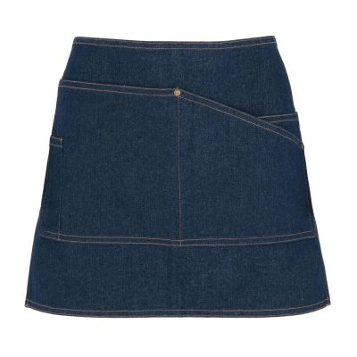 COMPTON - Tablier court en tissu jean