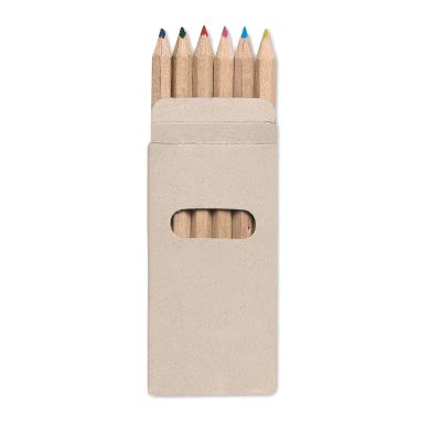 ABIGAIL - 6 crayons de couleur