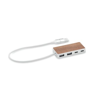 UBAH - Hub usb 4 ports 27,5 cm