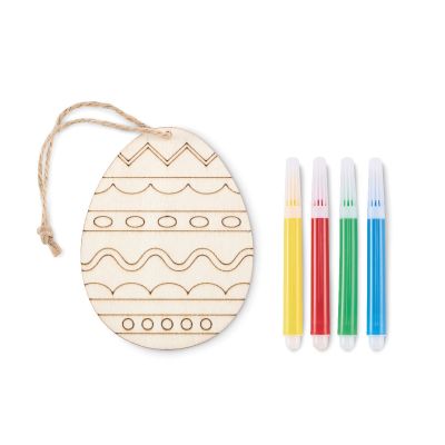 DREGG - Set de peinture sur œuf en bois
