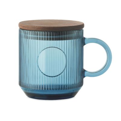 VITRIO MUG - Mug en verre strié 300ml
