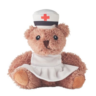 NURSE - Ours en peluche infirmière