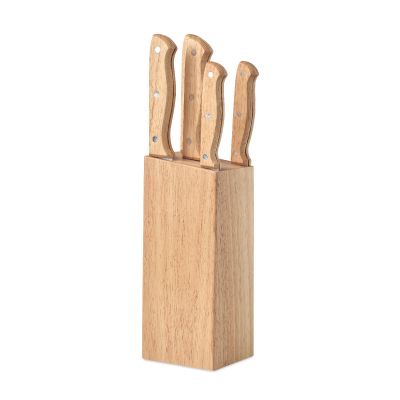 GOURMET - Set de 5 couteaux dans socle