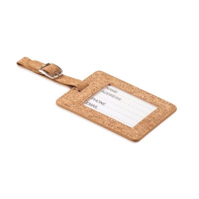 COCO - Etiquette à bagage en liège