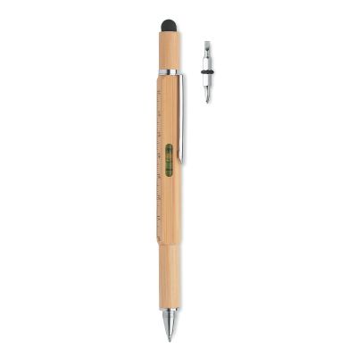 TOOLBAM - Stylo niveau à bulle en bambou