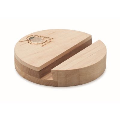 GROW ROUND STAND - Support de téléphone en bouleau