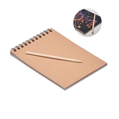 BLACK - Carnet de papier à gratter