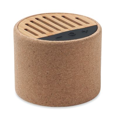 ROUND + - Haut-parleur sans fil liège