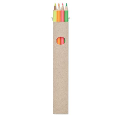 BOWY - 4 crayons surligneurs dans une
