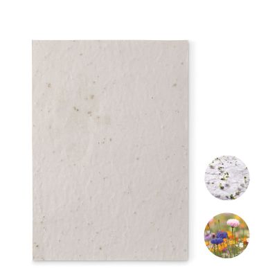 ASIDE - Papier a5 graines de fleurs