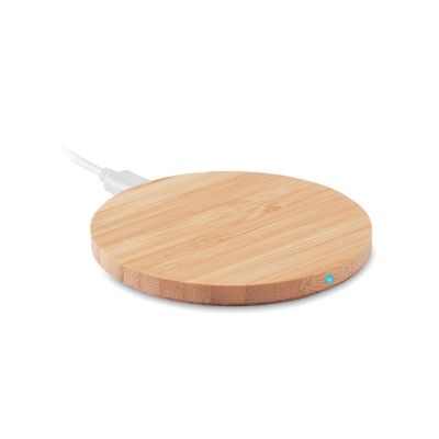 RUNDO LUX - Chargeur sans fil en bambou 15w
