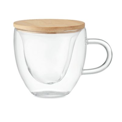 CORAMUG - Tasse borosilicaté double paroi