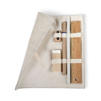 ECOSET - Set d'écriture,pochette coton