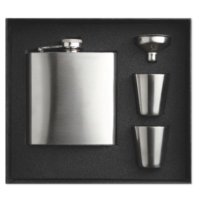 SLIMMY FLASK SET - Flacon de poche avec gobelets