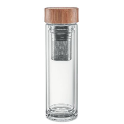 BATUMI GLASS - Gourde double paroi verre 420ml