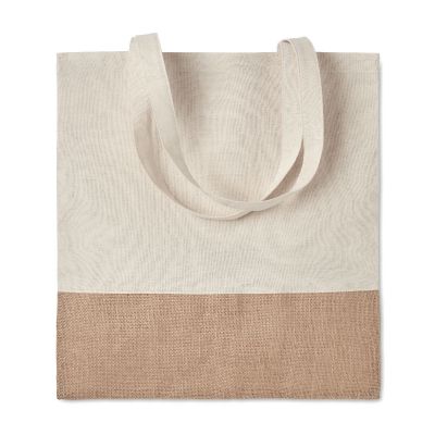 INDIA TOTE - Sac à provisions avec jute.