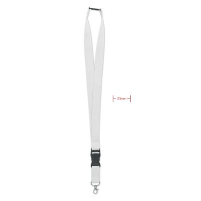 WIDE LANY - Lanyard crochet métal 25mm