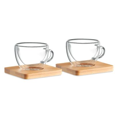 BELIZE - 2 verres expresso double paroi