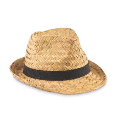 MONTEVIDEO - Chapeau en paille naturelle
