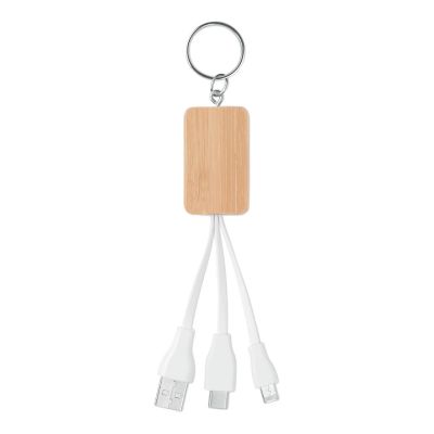 CLAUER - Câble bambou 3 en 1