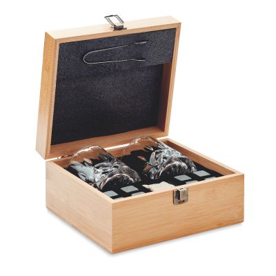 INVERNESS - Set whisky avec boîte bambou