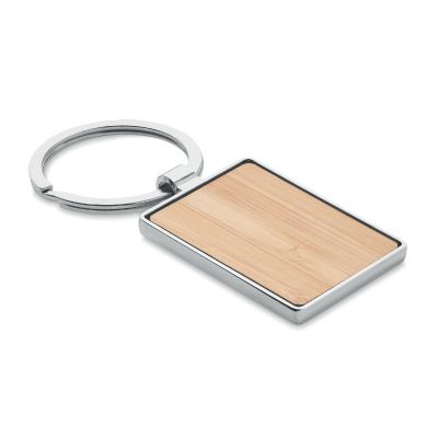 BENDIGO - Porte-clés rectangle en bambou