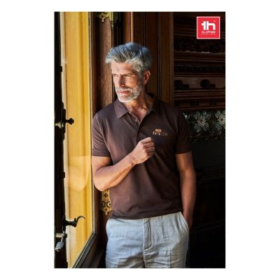 THC ADAM - Polo à manches courtes en coton pour hommes