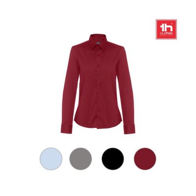 THC PARIS WOMEN - Chemise en popeline à manches longues pour femmes