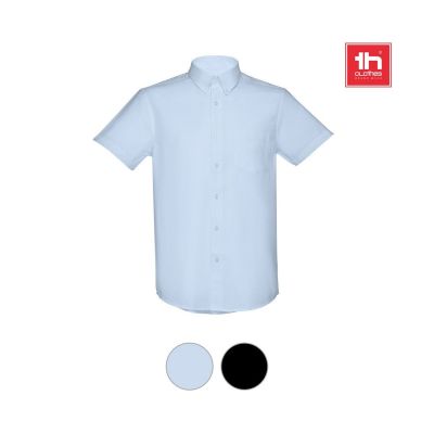 THC LONDON - Chemise oxford à manches courtes pour homme