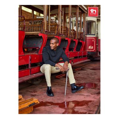 THC TALLINN - Pantalon en coton et élasthanne