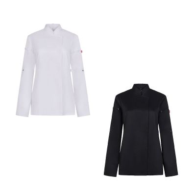 VL THOTH - Veste de cuisine pour femme (190 g/m²) en coton (35 %) et polyester recyclé (65 %)
