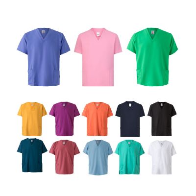 VL FLORA - Tunique à manches courtes (140 g/m²) en microfibre 100 %