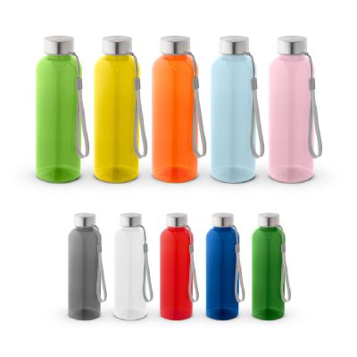 ENDERS M - Bouteille PET recyclé (100% rPET) translucide, finition brillante 600 mL