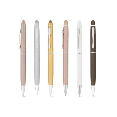 JULIE - Stylo à bille en aluminium recyclé (100% rAL) avec pointe tactile