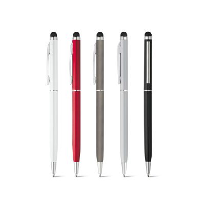 ZOE - Stylo en aluminium avec mécanisme twist et embout tactile