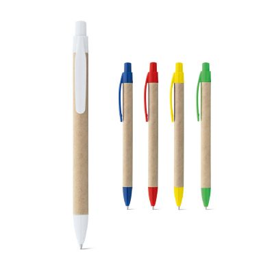 REMI - Stylo à bille fabriqué à partir de papier 100 % recyclé, avec clip