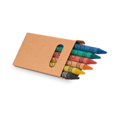 EAGLE - Boîte avec 6 crayons de cire