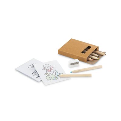 ANIM - Set de coloriage dans une boîte carton