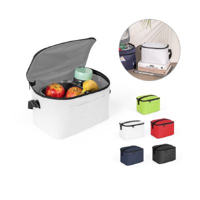 CANCUN - Sac thermique en polyester recyclé 600D avec sangle réglable 7 L