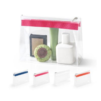 CHASTAIN - Transparent. Pochette EVA avec fermeture éclair