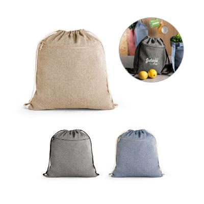 CHANCERY - Sac à cordelettes en coton recyclé (70%), polyester (30% rPET) (140 g/m²)