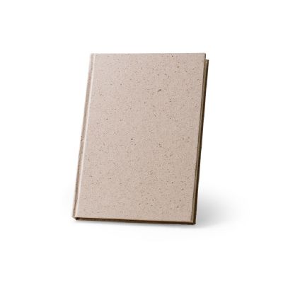 TEAPAD RIGID - Bloc-notes A5 avec couverture rigide fabriquée à partir de déchets de feuilles de thé (65%)