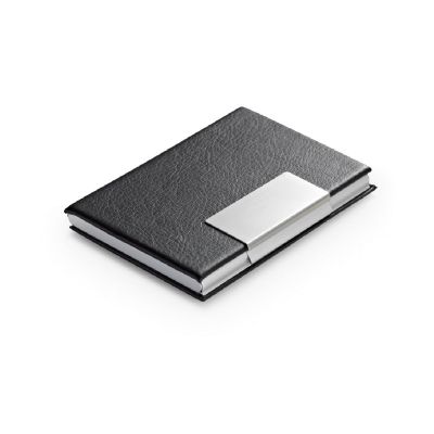 REEVES - Porte-cartes en aluminium et PU