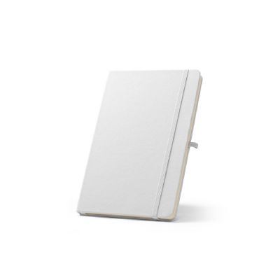 ANNE SUB - Cahier A5 en polyester recyclé (100% rPET) 300D, idéal pour la personnalisation par sublimation
