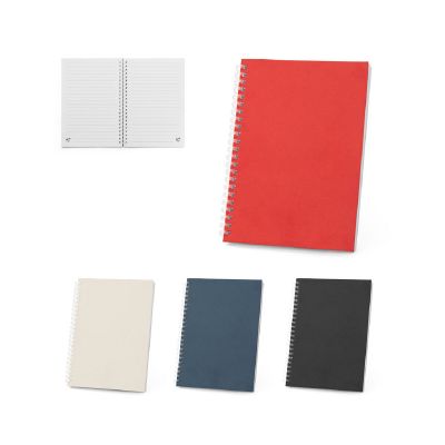 SCHILLER - Bloc-notes A5 avec couverture souple, fabriqué à partir de papier 100 % recyclé