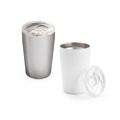 SLIDER - Verre de voyage pour sublimation 380mL en acier inox