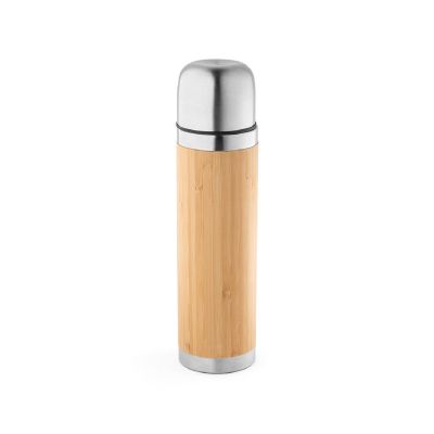 CEYLON - Thermos 450mL en bambou et acier inox