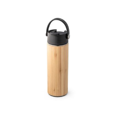 LAVER - Bouteille thermos 440mL en bambou, acier inox et PP