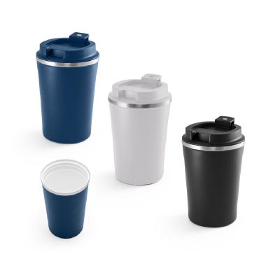 PHELPS CERAMIC - Gobelet de voyage en acier inoxydable avec intérieur en céramique 470 ml